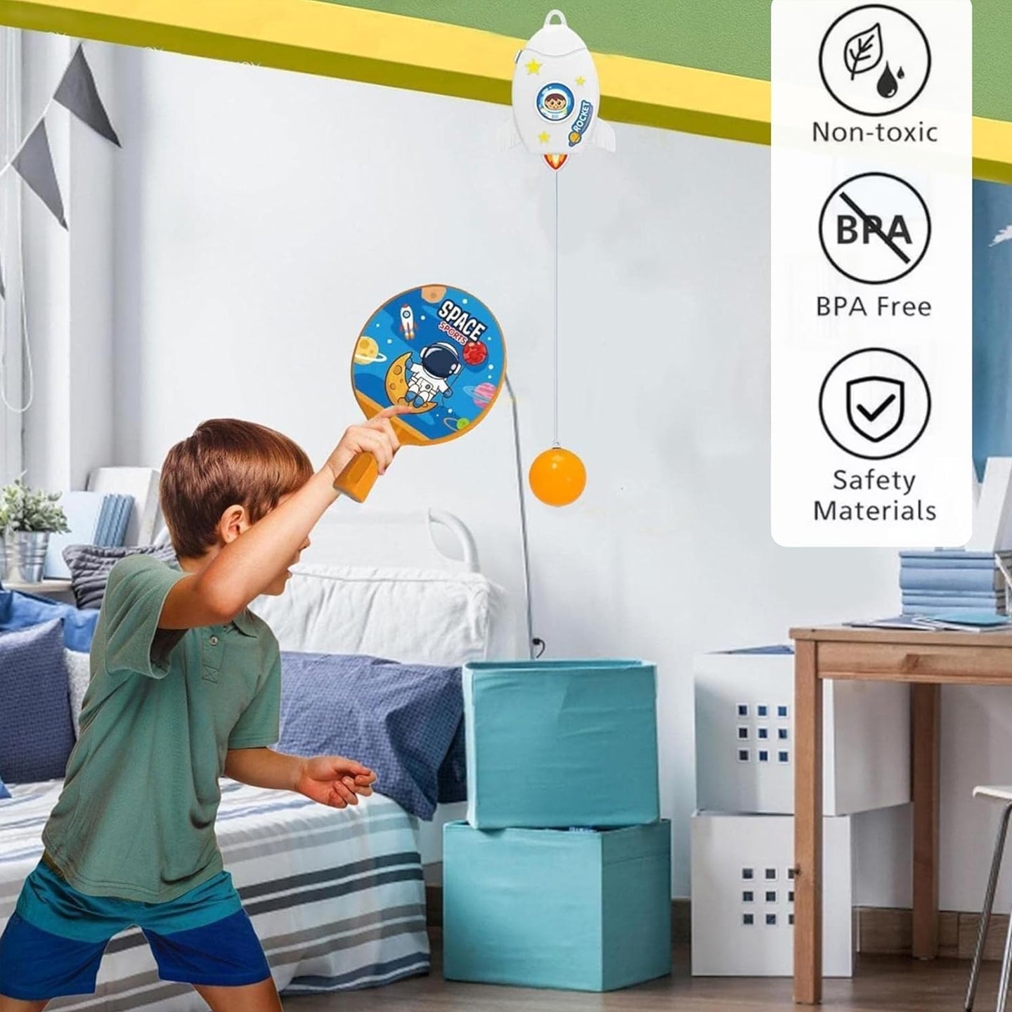 Space Travel Hanging Table Tennis Indoor Play Set 818-1 Madina Gift