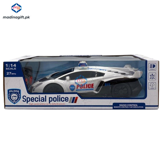 Special Police Remote Control Simulation Car - 666-60 - Madina Gift