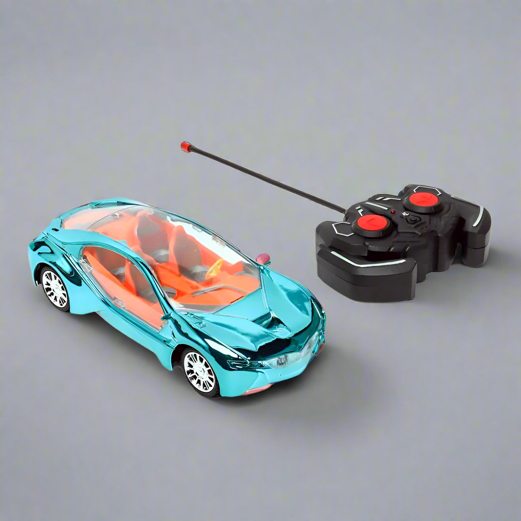 RC BMW i8 Racing Model Speed Car With Lights - Crystal Body 877 - Madina Gift