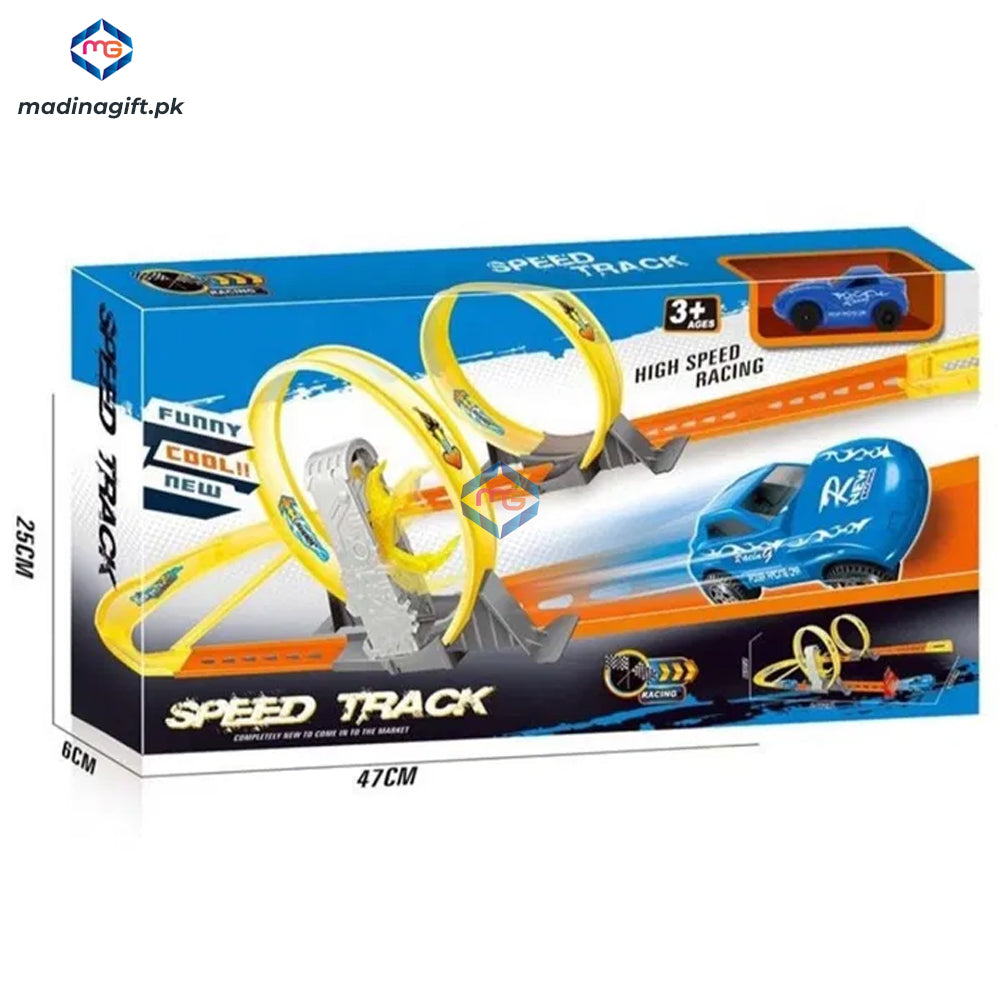 High Speed Racing Track - 967 - Hot Wheels - Madina Gift