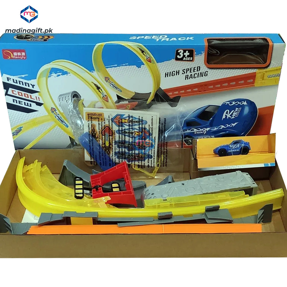 High Speed Racing Track - 967 - Hot Wheels - Madina Gift