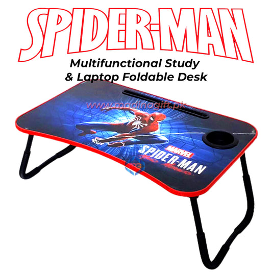 Spider Man Multifunctional Study & Laptop Foldable Desk - Madina Gift