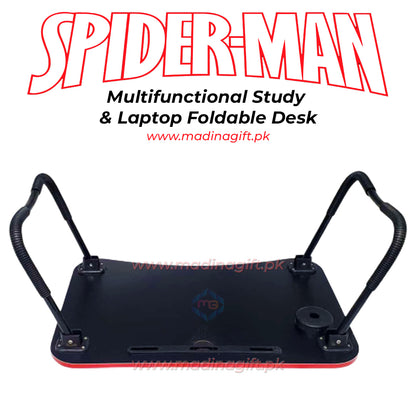 Spider Man Multifunctional Study & Laptop Foldable Desk - Madina Gift