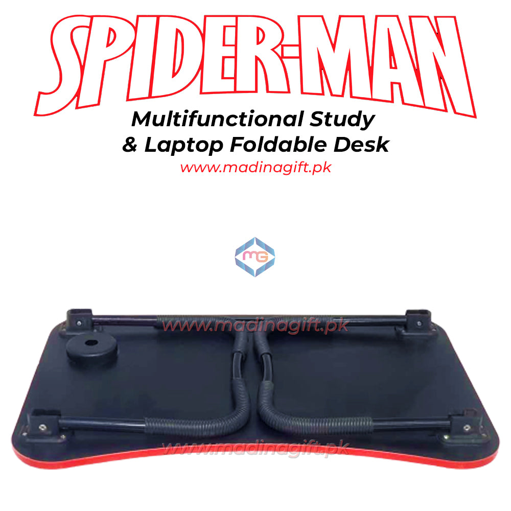 Spider Man Multifunctional Study & Laptop Foldable Desk - Madina Gift