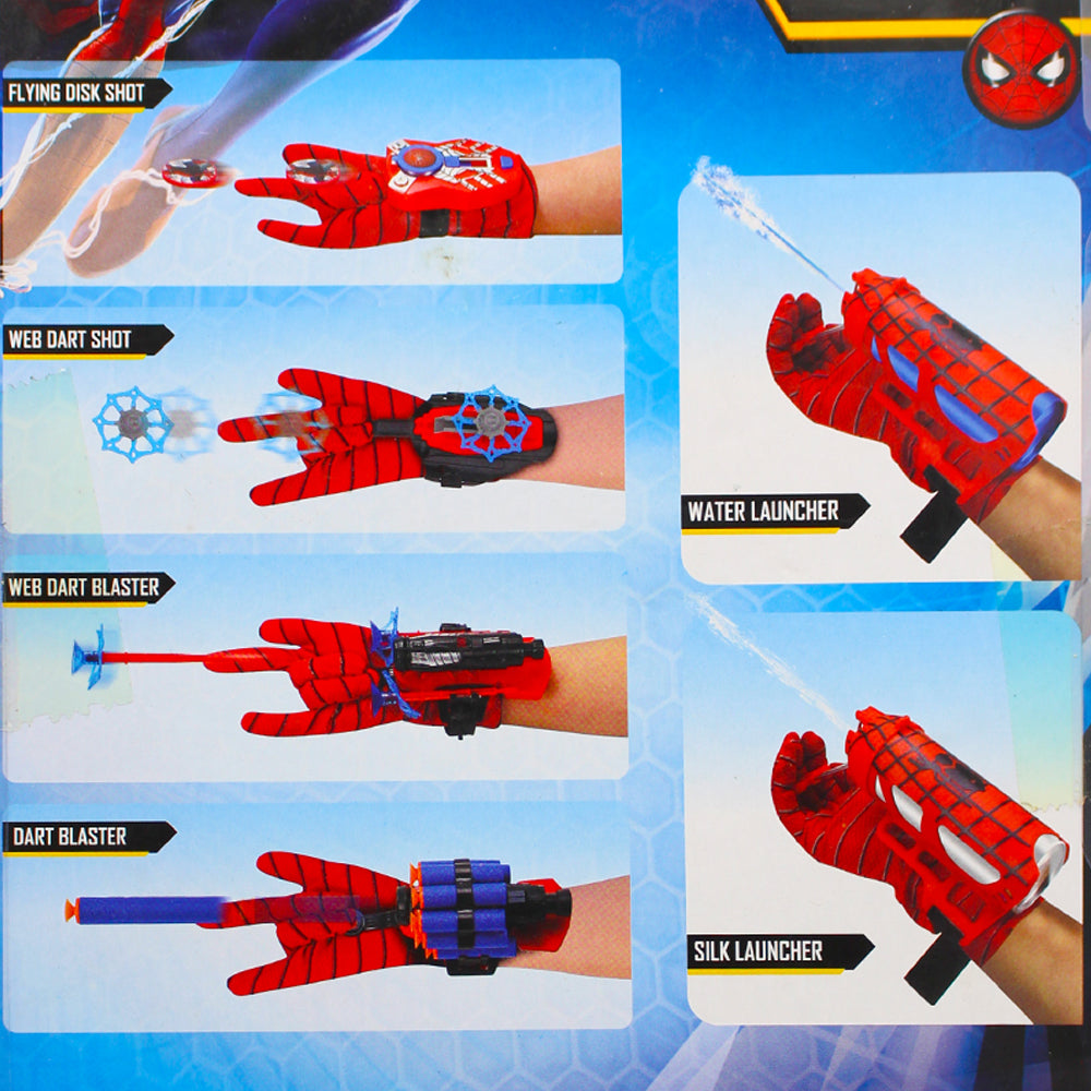 Spider Man Figure Glove Arrow Launch Shooter - BJ0016 - Madina Gift - www.madinagift.pk