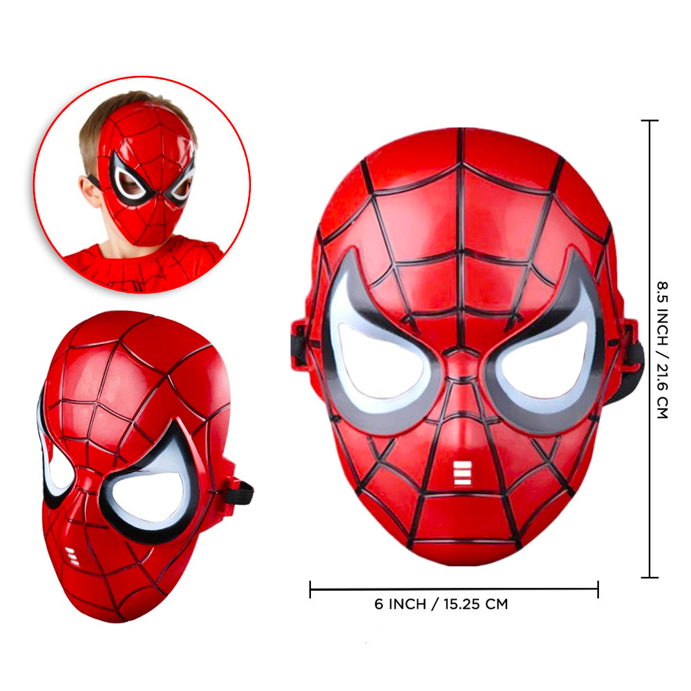 Spiderman Super Hero Face Mask With Lights For Kids Madina Gift