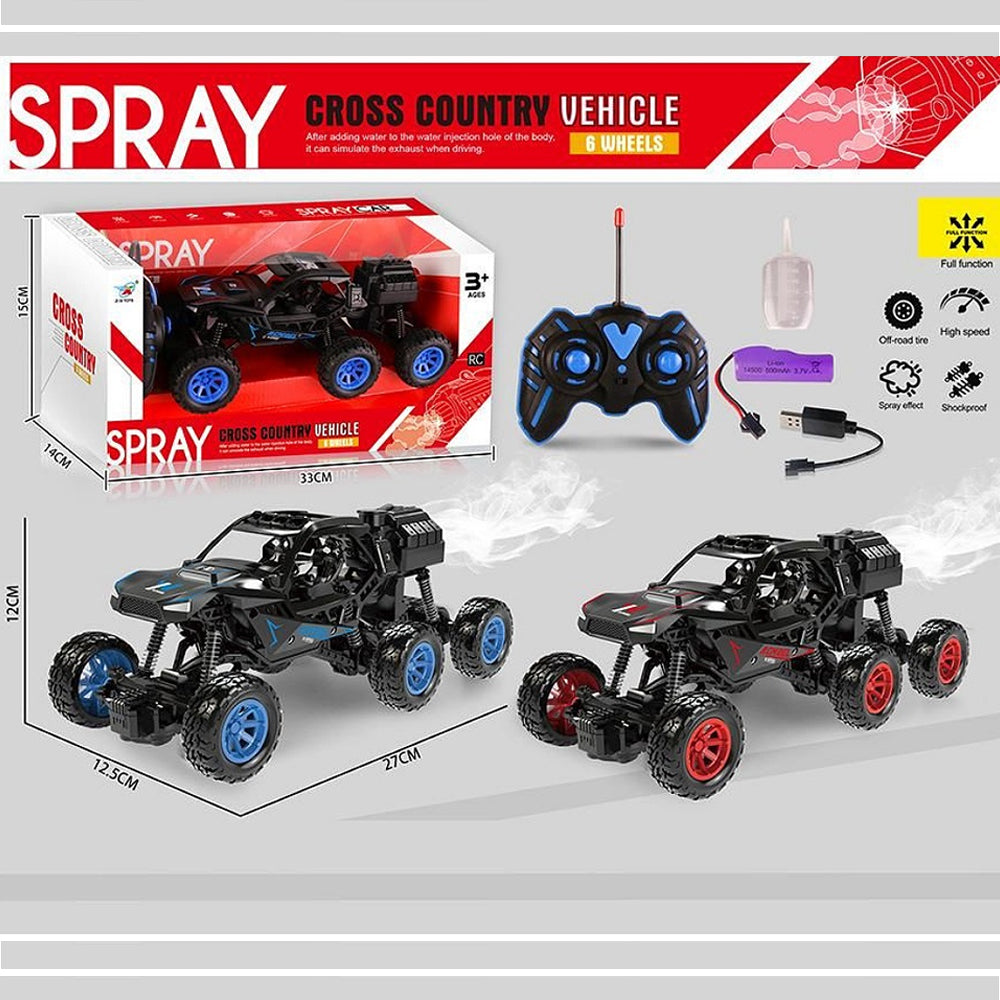 Spray Cross Country Vehicle 6 Wheels Monster Truck 299-1 - Madina Gift