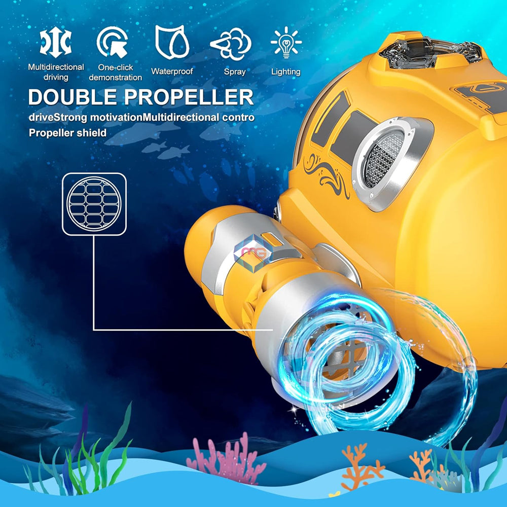 2.4 GHZ RC Spray Gas Boat for Pools and Lakes - 3722-1A - Madina Gift