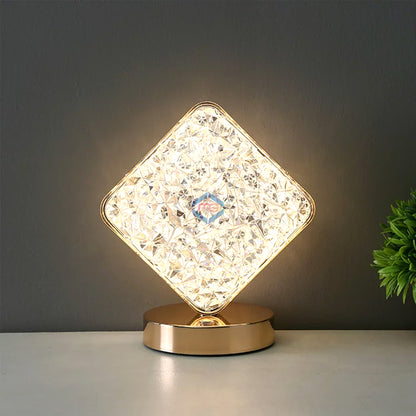 LED Crystal Diamond Table Lamp - Madina Gift