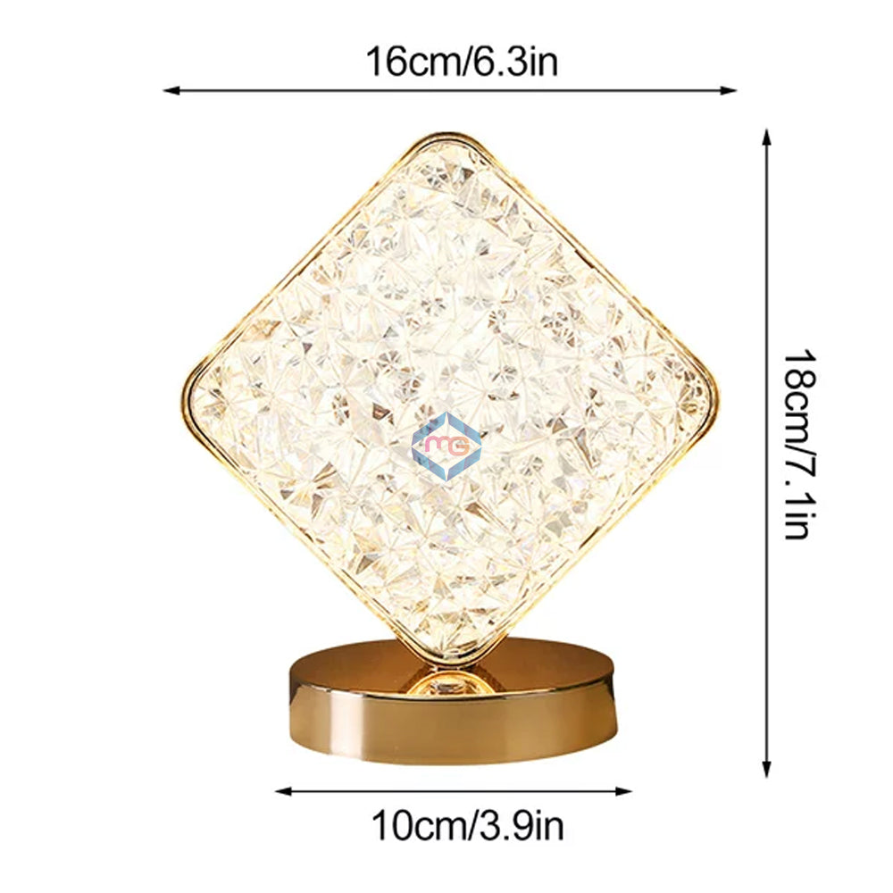 LED Crystal Diamond Table Lamp - Madina Gift