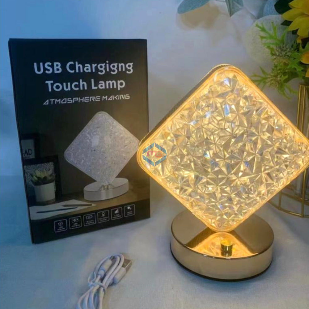 LED Crystal Diamond Table Lamp - Madina Gift