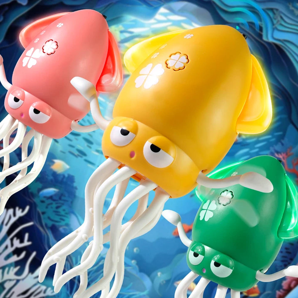 Squid Dancing Octopus Crawling Rechargeable Toy with LED Lights & Music Madina Gift
