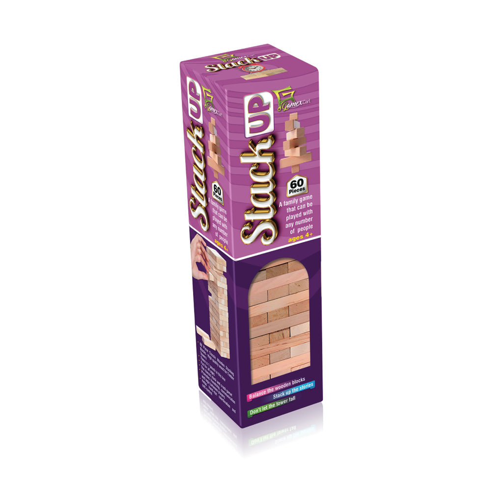 Stack Up 60 Pices Wooden Game Set Online in Karachi Pakistan madinagift.pk