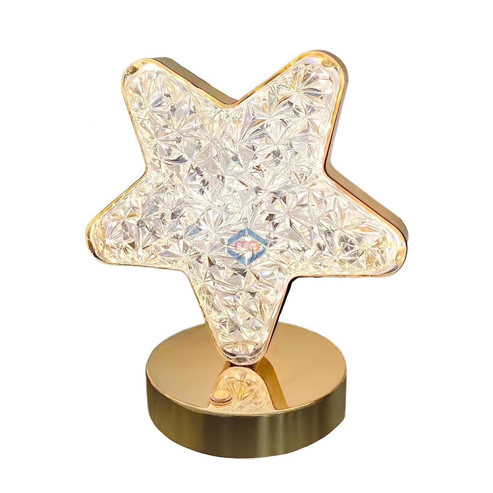 LED Crystal Star Table Lamp - Madina Gift