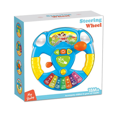 Intelligent Musical Steering Wheel with Lights & Sounds - 868 - Madina Gift
