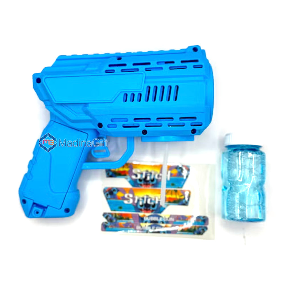 Lunar Globe Stitch 858-3 Automatic Bubble Toy Machine Gun Madina Gift