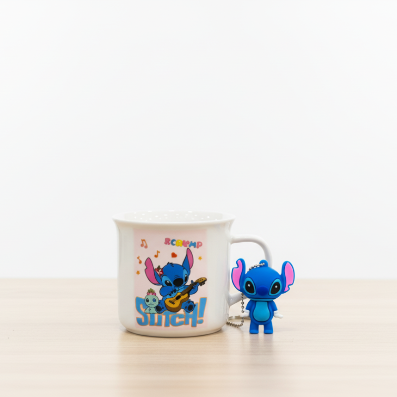 Stitch Mug & Handle Keychain in Pakistan Madina Gift