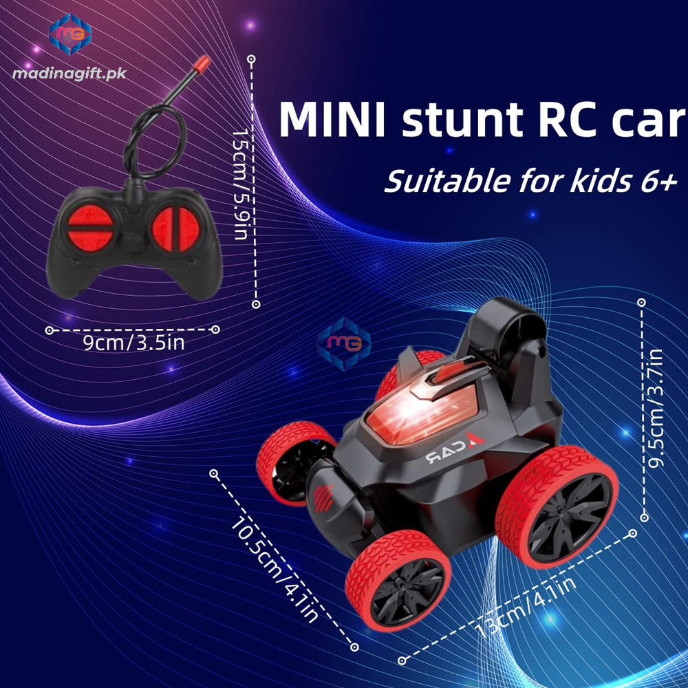 Mini Stunt Racing Car 360 Degree Rotation - DMF01A -  Madina Gift