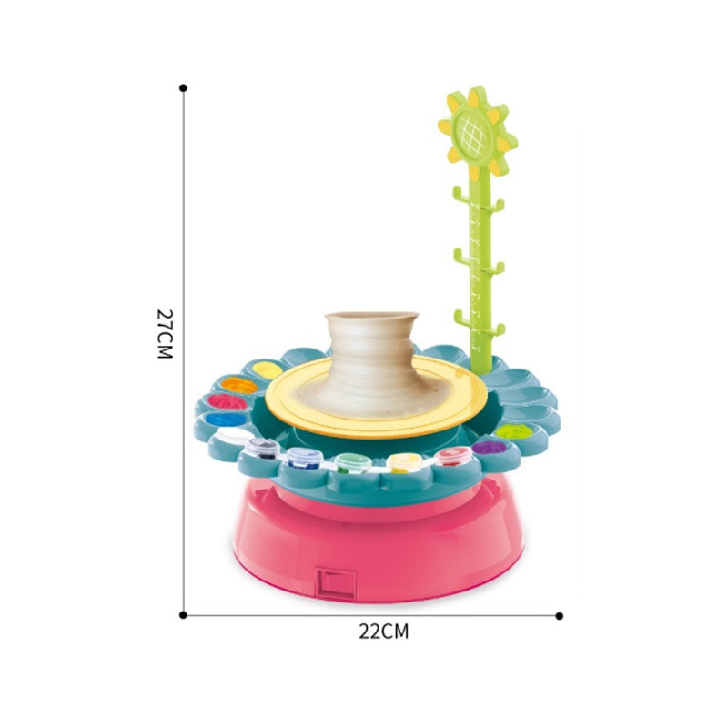 Sun Flower Pottery Wheel - 2110A - Madina Gift