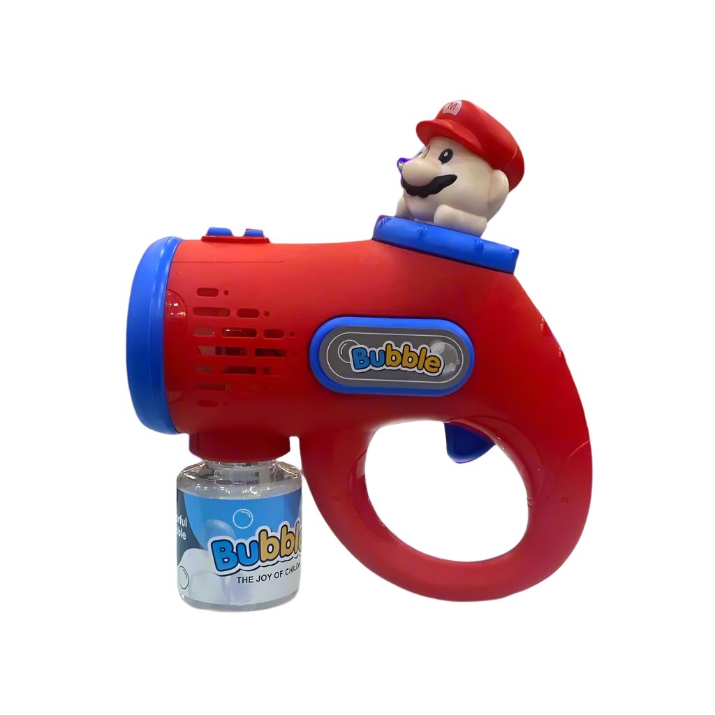 Mario Bubble Gun - Electric Bubbles & Lights 658 - Madina Gift