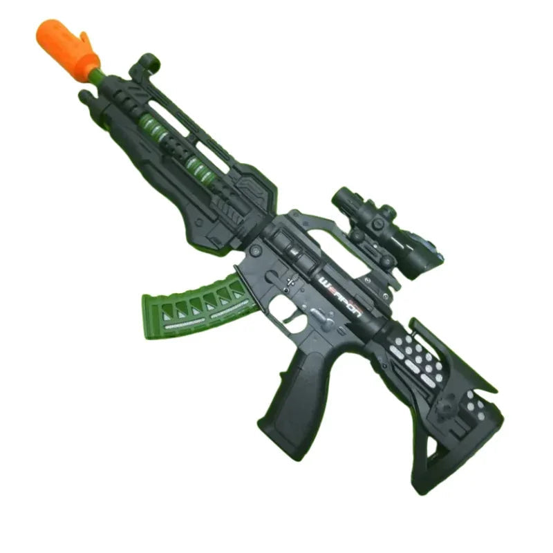 Super Weapon Toy Gun 718B With Light, Sound & Smoke Effects For Kids Online in Pakistan Madina Gift