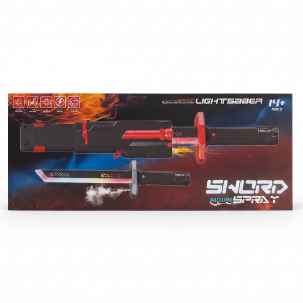 Sword Dazzling Spray Electronic Lightsaber 8899Y-4 For Kids Online in Pakistan Madina Gift