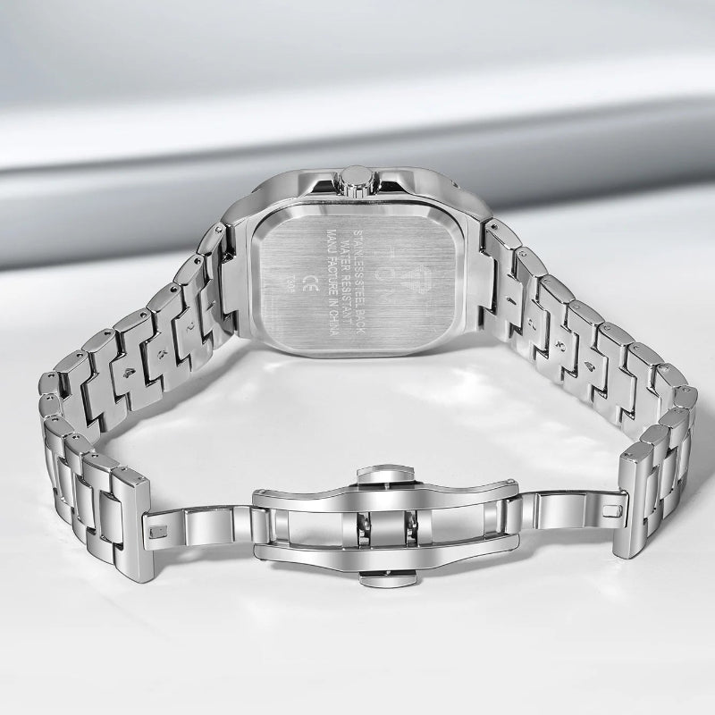 TOMI T-306-4 Blue Silver New Men's Luxury Business Watch Gift Box Set Online in Karachi Pakistan Madina Gift