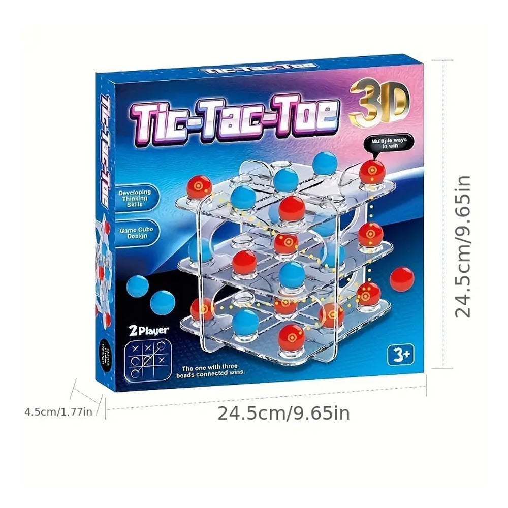 3D Tic-Tac-Toe 2 Player Family Game 111, Madina Gift Size