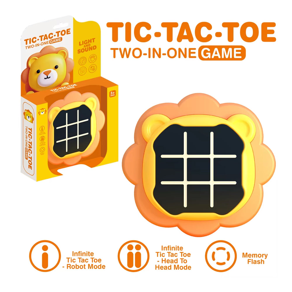 Tic Tac Toe 2-in-1 Game G66-1 Light & Sound Madina Gift