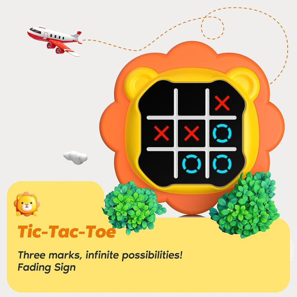 Tic Tac Toe 2-in-1 Game G66-1 Light & Sound Madina Gift