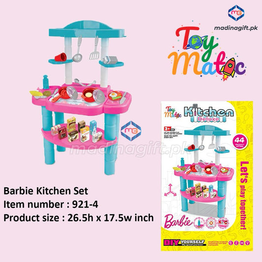 Toy Matic - Barbie Kitchen Play Set - 921-4 - Madina Gift