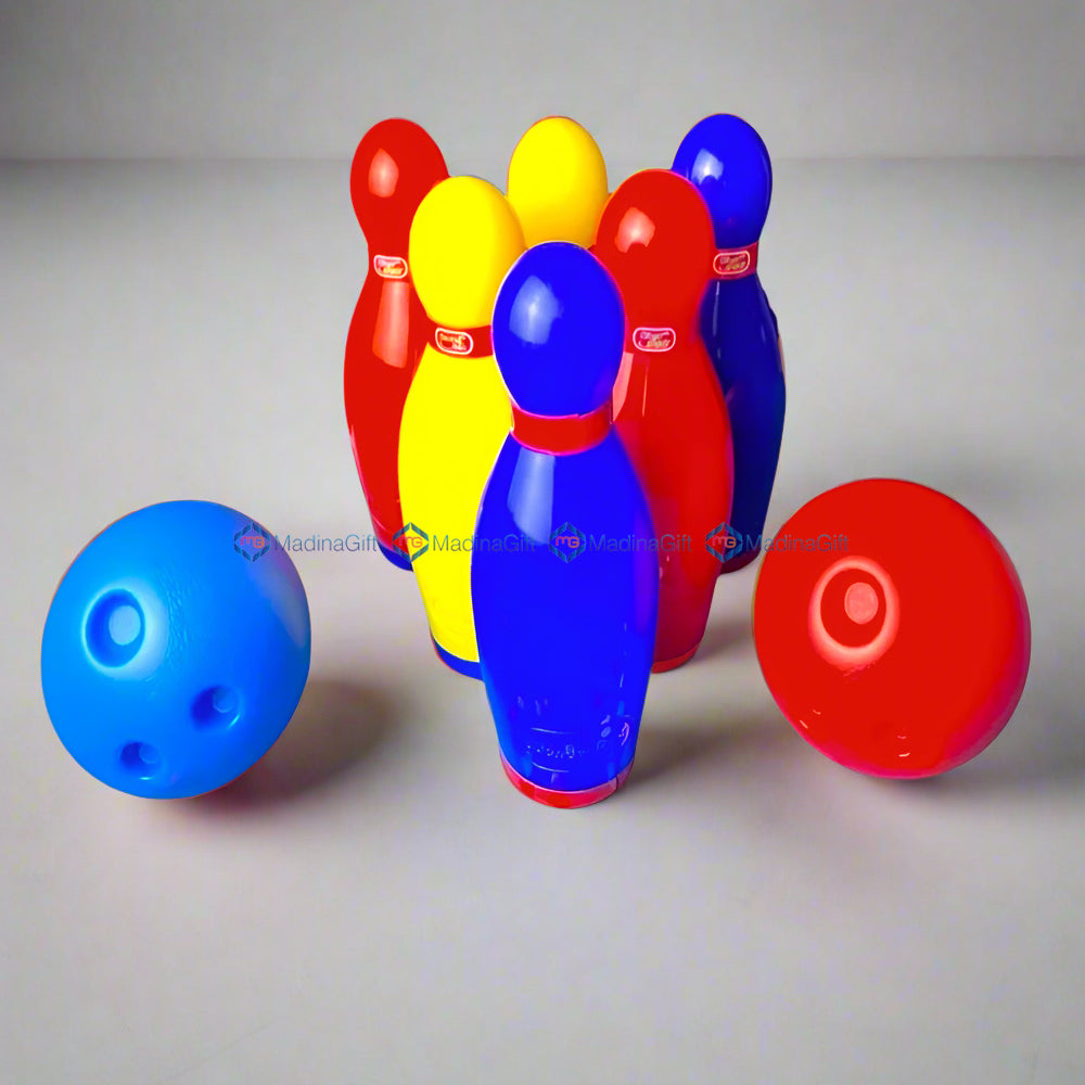 Toy Matic Fisher Price Bowling Game 11881E Set For Kids Madina Gift