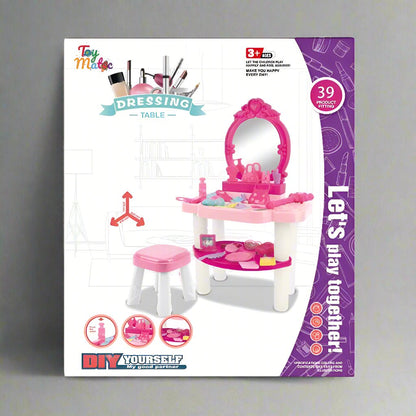 Toy Matic Dressing Table Play Set For Kids WP921-11 - Madina Gift