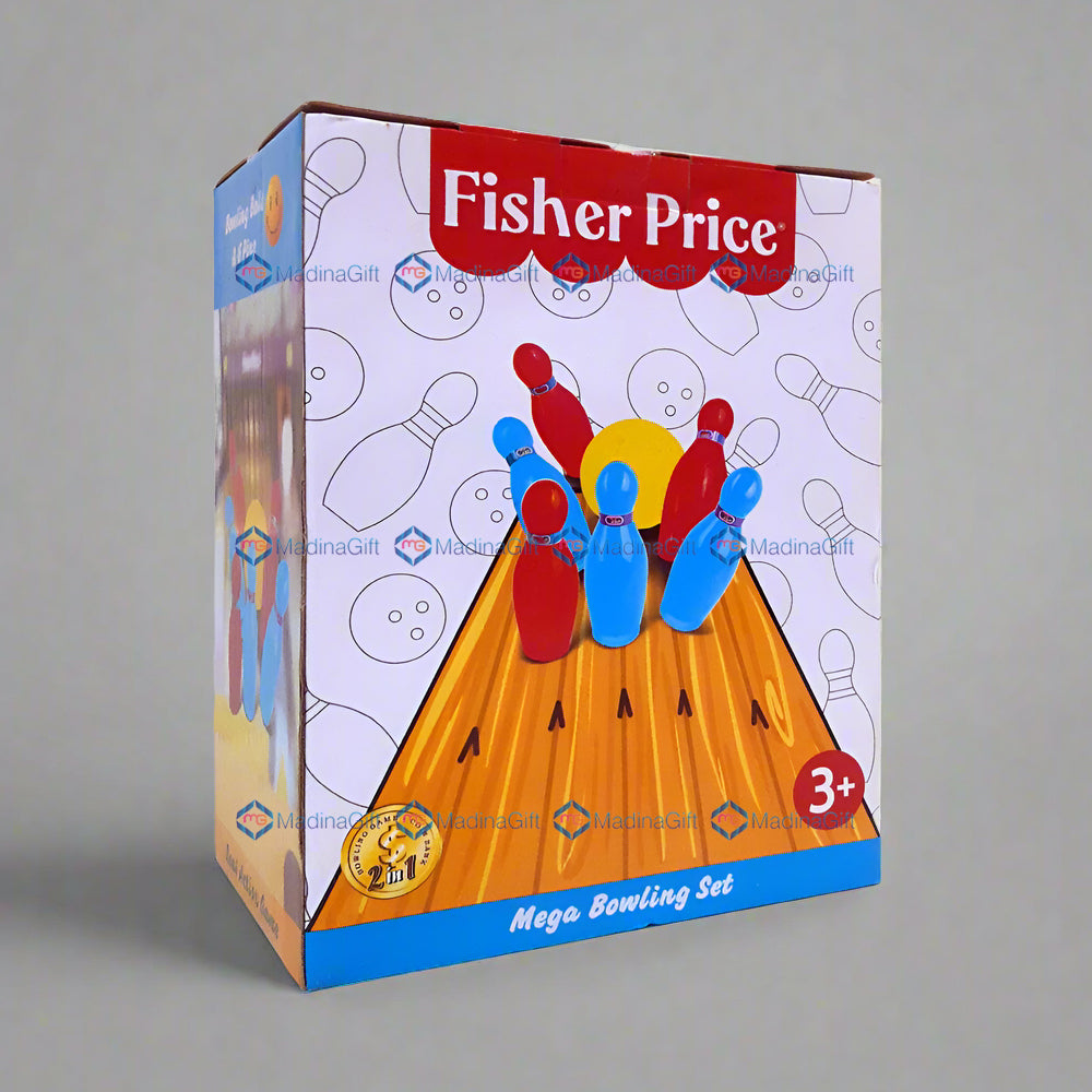 Toy Matic Fisher Price Bowling Game 11881E Set For Kids Madina Gift