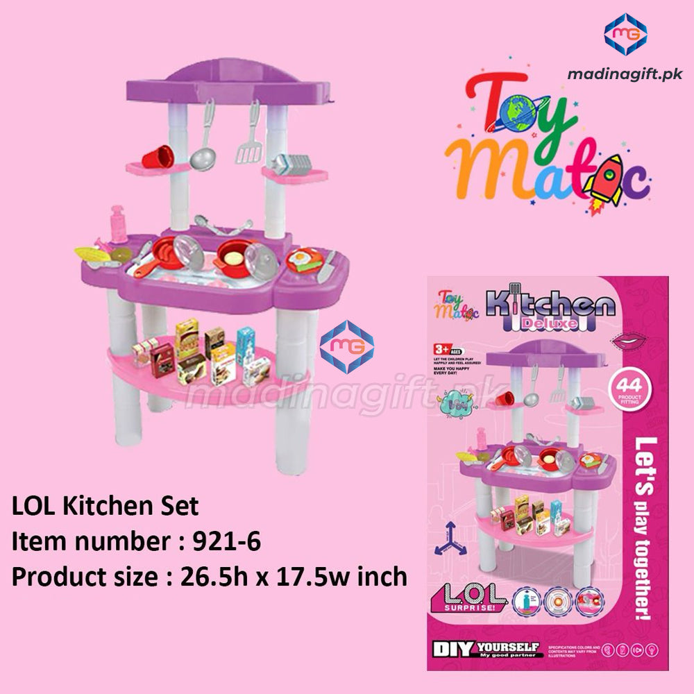 Toy Matic LOL Surprise Kitchen Play Set 921-6 For Kids Online in Karachi Pakistan Madina Gift