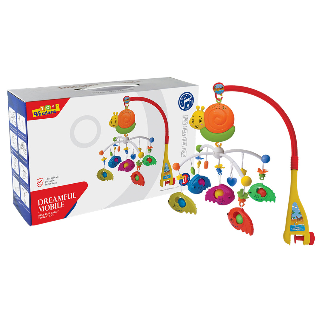 Toy Venture Dreamful Fish Musical Cot Mobile For Little Babies Online in Karachi Pakistan Madina Gift
