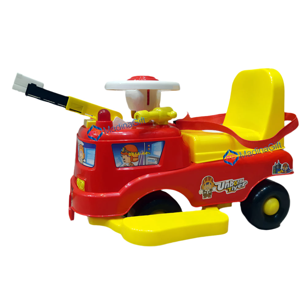 Toy Venture Fire Rescue Truck - Stroller + Push Car For Toddlers Madina Gift