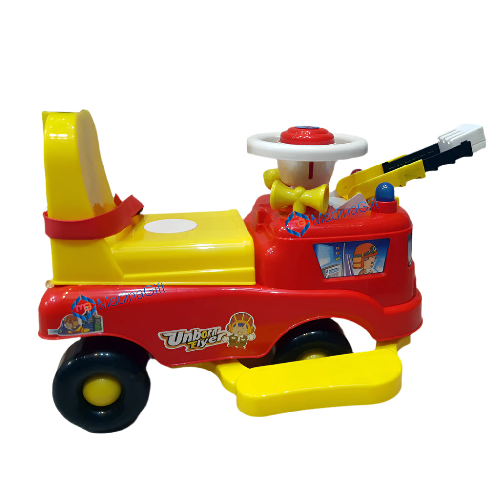 Toy Venture Fire Rescue Truck - Stroller + Push Car For Toddlers Madina Gift