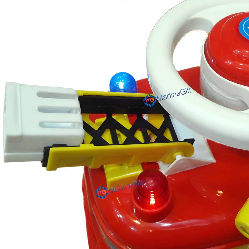 Toy Venture Fire Rescue Truck - Stroller + Push Car For Toddlers Madina Gift