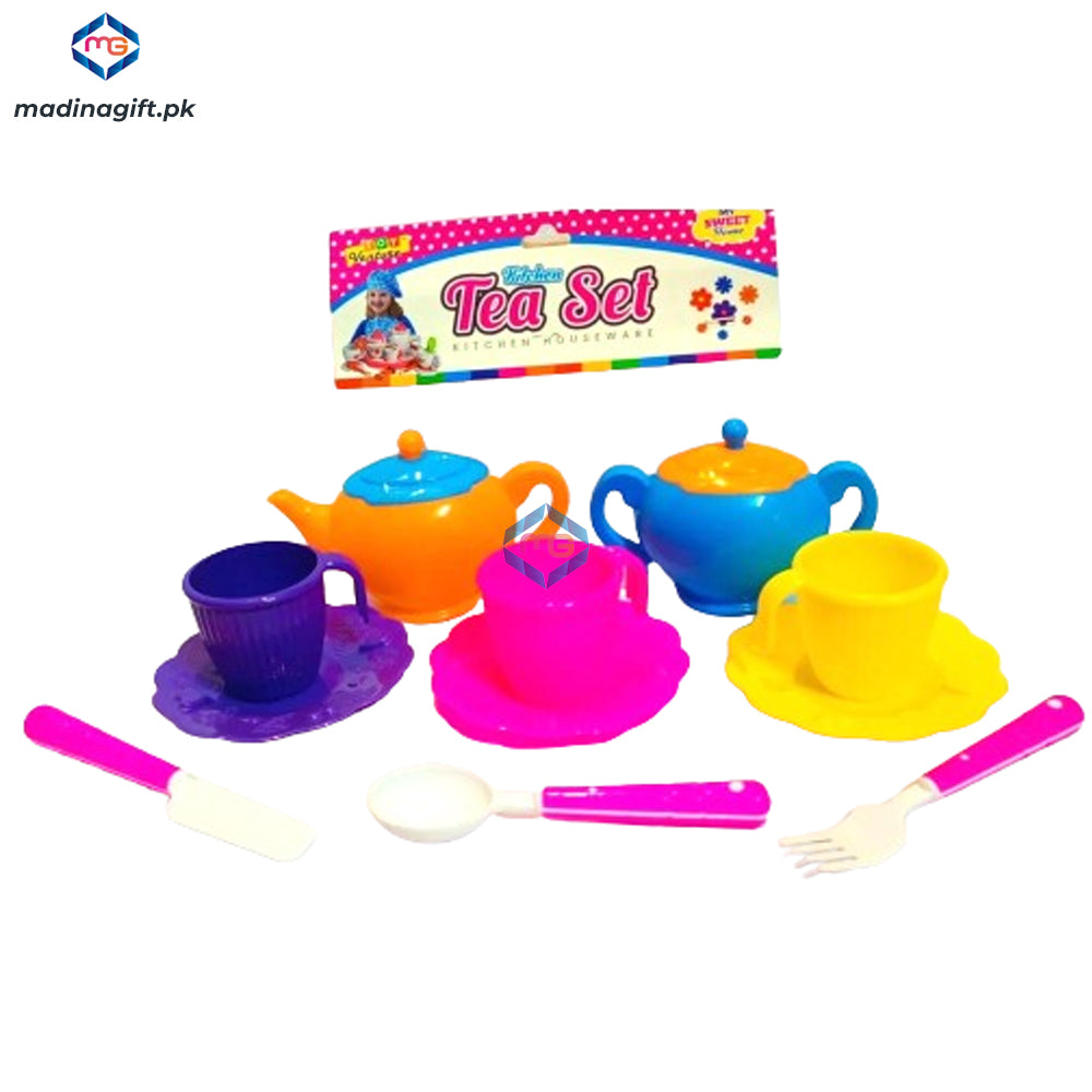 Toy Venture Kitchen Tea Set 11 Accessories AS318-A Madina Gift
