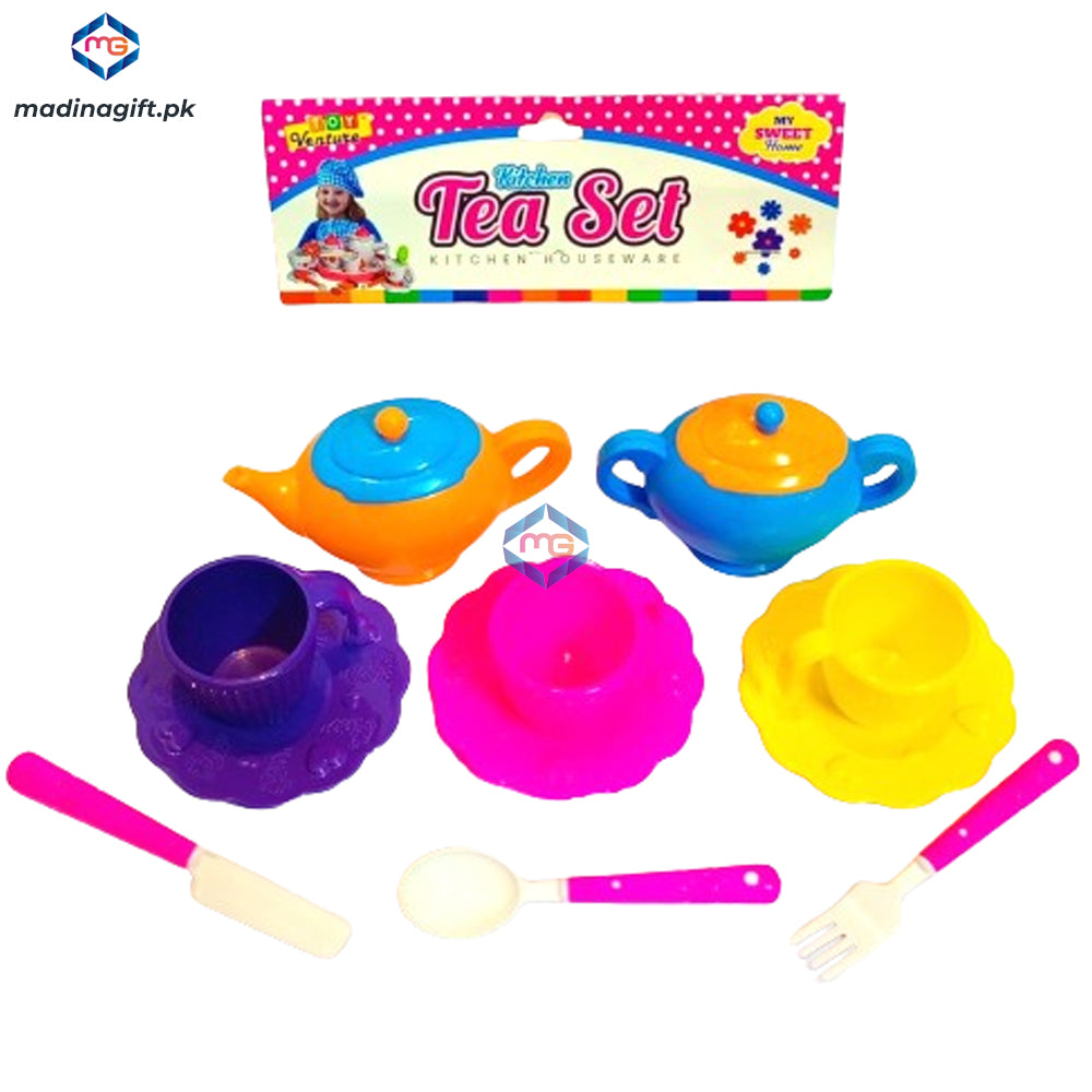 Toy Venture Kitchen Tea Set 11 Accessories AS318-A Madina Gift