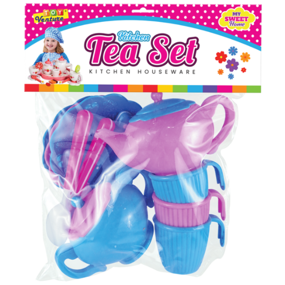 Toy Venture Kitchen Tea Set 11 Accessories Play Set For Kids Madina Gift