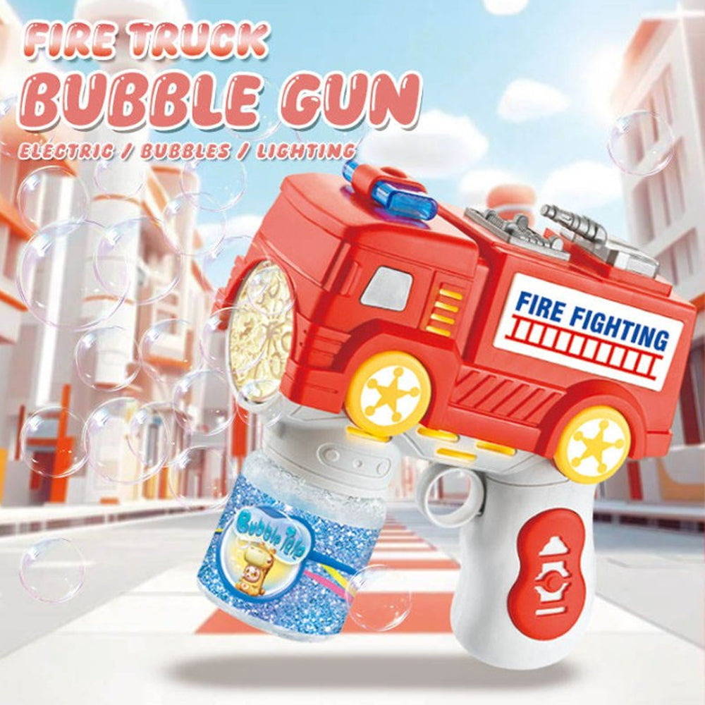 YHC Yuhongchi Toys Fire Truck Bubble Toy Gun 333-32 For Kids Madina Gift