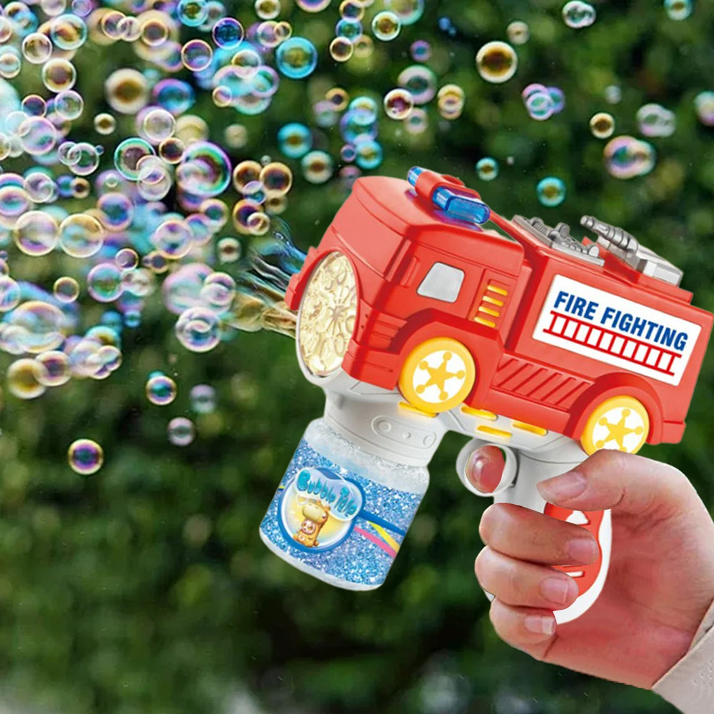 YHC Yuhongchi ToysFire Truck Bubble Toy Gun 333-32 For Kids Madina Gift
