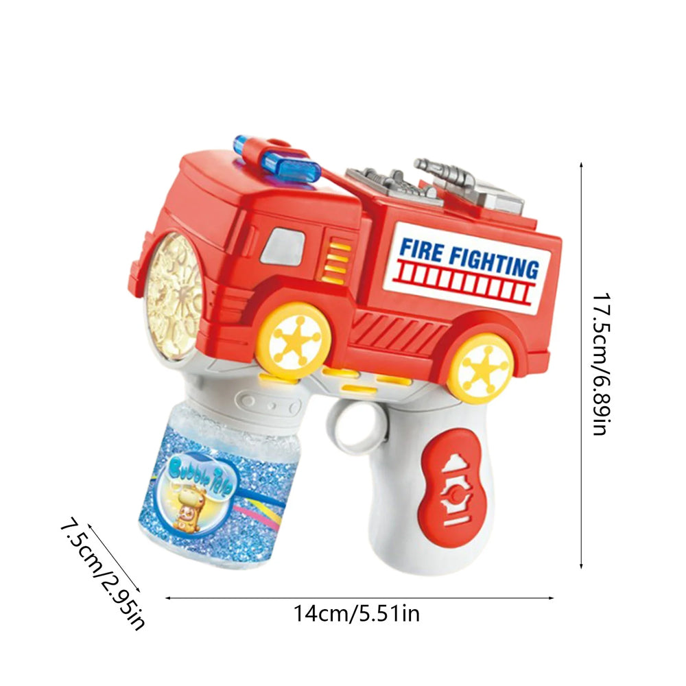 YHC Yuhongchi Toys Fire Truck Bubble Toy Gun 333-32 For Kids Madina Gift