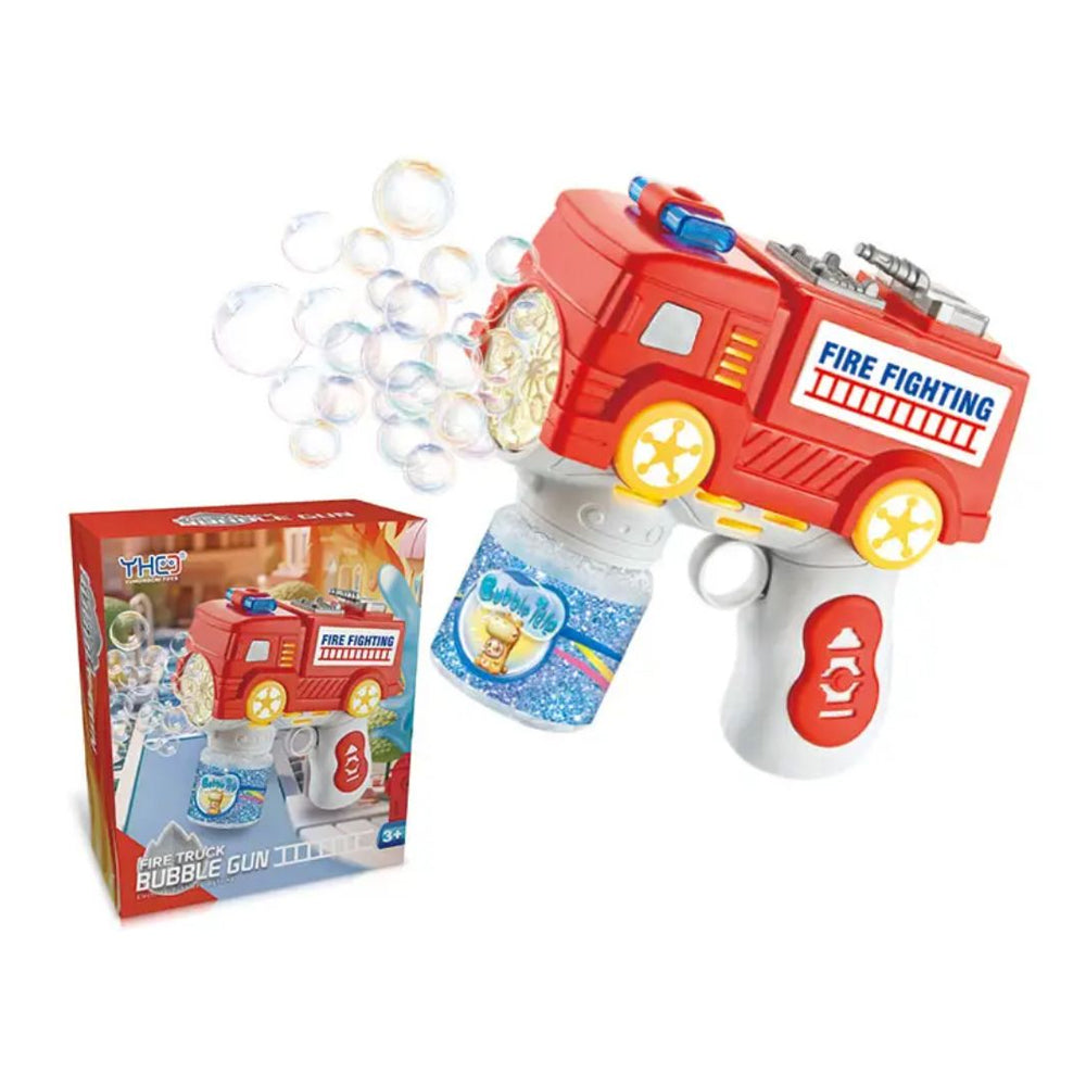 YHC Yuhongchi Toys Fire Truck Bubble Toy Gun 333-32 For Kids Madina Gift