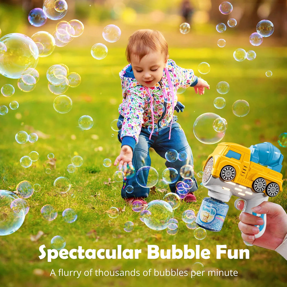 YHC Yuhongchi Toys Concrete Truck Bubble Toy Gun 333-36 For Kids Madina Gift