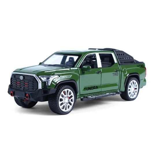 Toyota Tundra Diecast Alloy Car Model 1:24 Scale With Light & Music - Madina Gift