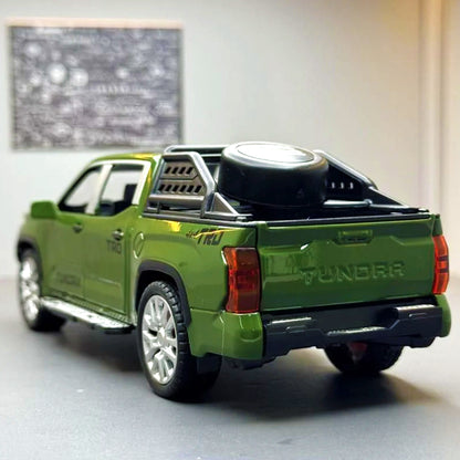 Toyota Tundra Diecast Alloy Car Model 1:24 Scale With Light & Music - Madina Gift