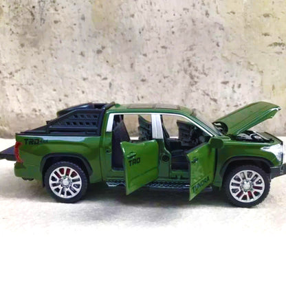 Toyota Tundra Diecast Alloy Car Model 1:24 Scale With Light & Music - Madina Gift